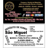 DEPOSITO E DEMOLIDORA SÃO MIGUEL