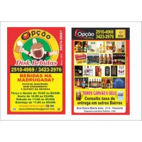 OPÇÃO DISK BEBIDAS