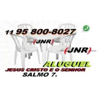 ( JNR )  LOCAÇÃO DE MESAS E CADEIRAS FERRAZ  11 2016-9022 